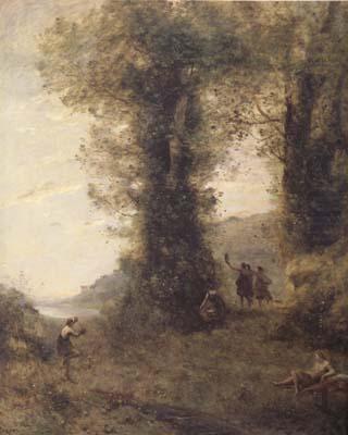 Jean Baptiste Camille  Corot Pastorale (mk11) china oil painting image